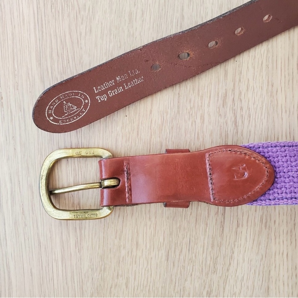 Vintage Purple and Blueberries Belt - Picture 7 of 9